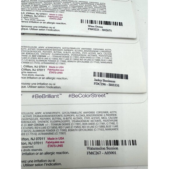 Color Street Nail Strips Lot 11 Packs Assorted Colors - Picture 7 of 10